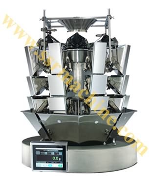 Tri-level 8Head Weigher with Memory Hopper Digital balancing machine